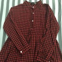 ราคา [ส่งฟรีลงทะเบียน] เสื้อแขนยาวลายสก๊อตมือสอง (1971587901)