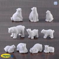 ราคา REYOUNG 1 PC ตุ๊กตาหมีขั้วโลก มินิ นางฟ้า สวน โมเดล สัตว์ (56813758461)