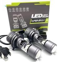 ราคา JX H4 Led Mini โปรเจคเตอร์เลนส์ H4 รถด้านหน้าสําหรับรถยนต์ Automobles Canbus Super White หลอดไฟ Bright รถ (54607413591)