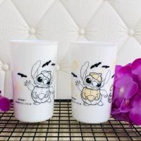 ราคา แก้วน้ำเนื้อฝรั่งเศส @DISNEY SANRIO ลาย Stitch จากญี่ปุ่น มือสอง ราคาถูก (5532228922)