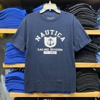 ราคา NAUTICA NAUTICA Street Wear เสื้อยืดคอกลมแขนสั้นพิมพ์ลายแฟชั่น645645 (50012017654)