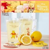 ราคา DAISO KOREA X Disney Winnie the Pooh Glass Mug Cup Pooh Piglet Winnie the Pooh PVC Coaster ถ้วยแก้วหมีพูห์ (57809397528)