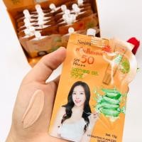ราคา S-1846&S-1847 Sasimi กันแดด รองพื้นว่านหางจระเข้ 99% ครีมกันแดดสูตรอ่อนโยนและปราศจากจุดต่างดำ SPF50 ++ (24023734685)