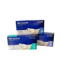ราคา เบอร์ S : ถุงมือตรวจโรค PROGLOVES Latex ถุงมือยางธรรมชาติ แบบมีแป้ง Food Grade (บรรจุ100ชิ้น/กล่อง) (55051452246)