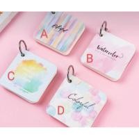 ราคา สมุดจดคำศัพท์ปก PP watercolor (Flash Cards) (6744700503)
