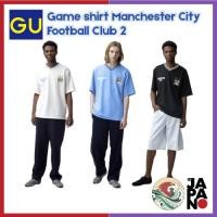 ราคา [ของแท้ญี่ปุ่น] GU Game shirt Manchester City Football Club 2 เสื้อฟุตบอลคอกลมแห้งไว แมนซิตี้ มี 3 สี S M L XL (51363173534)