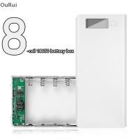 ราคา [B&C] DIY Shell 8*18650 แบตเตอรี่ Dual USB สําหรับโทรศัพท์ชาร์จ 18650 กล่องเก็บแบตเตอรี่เคสไม่มีแบตเตอรี่ {th} (48606109955)