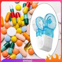 ราคา แบบพกพา Pill Taker เครื่องตัดแท็บเล็ต Splitter ที่ใส่ยา Dispenser กล่องเก็บ Pill Case Health Care Pill Medicine Divider ใช้งานง่าย ความเข้ากันได้หลากหลาย (23150972660)