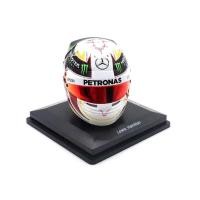 ราคา F1 หมวกกันน็อคแข่งรุ่นเครื่องประดับ 1: 5 Spark Mercedes-Benz Hamilton 2015 American Station World Crown (56863075546)