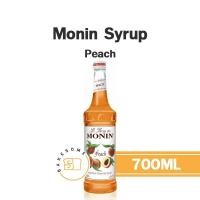 ราคา Monin Syrup Peach โมนิน ไซรัป พีช โมแนง ไซรัป น้ำเชื่อม โมนิน 700ML (15598229349)