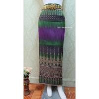 ราคา ผ้ามัดหมี่ฝ้ายย้อมคราม ผ้าทอเนื้อดี ขนาด 2หลา (20801902294)