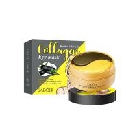 ราคา สําหรับ SADOER 24K gold Bamboo Charcoal Collagen Eye Masks,80g 60 ชิ้น 30 คู่ Under Eye Mask Patch,Moisturizing and hydrating eye space,Brighten Skin Tone,Eye Patch (45663817187)