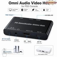 ราคา FRANCISCAL Omni Audio Video Hub, Wireless Audio DC-5V Plug and Play Audio Expander, รองรับ HD/VGA Output Wireless Audio Adapter สําหรับ PS5 Console (57513274575)