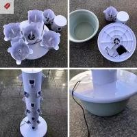 ราคา ALIK ระบบปลูกไฮโดรโปนิกส์ในร่มกลางแจ้งบ้านเติบโตสมุนไพรแนวตั้ง Garden Tower ปลูกผักหม้อชุด DIY TH (44204497559)