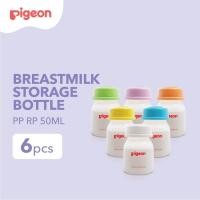 ราคา Pigeon Storage Bottle PP RP 50ML 6 ชิ้น / ขวดเก็บน้ํานมแม่ (44255714141)