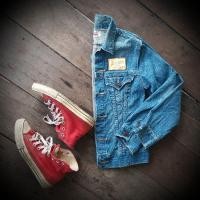 ราคา jeans jacket แบรนด์ EDWIN (มือสอง) (24353884634)