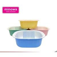 ราคา มิโนวะ แพร์ | บาสซิน บาสซิน | 12'' ชุดกรองผักผลไม้อเนกประสงค์ 2 ชั้น ข-0123 (58109239482)