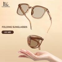 ราคา แว่นตากันแดด Louis Vuitton พับได้ แบบเลนส์โพลาไรซ์ สำหรับผู้หญิง ป้องกันแสง UV400 เหมาะสำหรับการท่องเที่ยวกลางแจ้ง (52005985588)