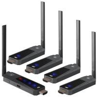 ราคา 80m HD Wireless HDMI Transmitter และ Receiver Extender Audio Video Screen Share Adapter สําหรับกล้อง DVD แล็ปท็อป PC To TV โปรเจคเตอร์ (47013846841)