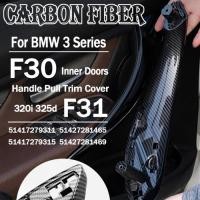 ราคา Inner Doors Handle Pull Trim Cover Car Accessories For BMW 3 Series 2014-2018 F30 316d 318d 320d F3 (42778515169)