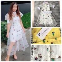ราคา Nana พร้อมส่ง สีเหลือง Size M สีขาว Size L เดรสคอปก ลายปักดอกทั้งตัว งานสวย ใส่ไปทำงาน ใส่ไปงานบุญ งานบวชได้หมด (2419014370)