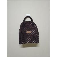 ราคา กระเป๋าเป้ ผ้าสีน้ำตาลลายจุด กระเป๋ามือสอง (40710520108)
