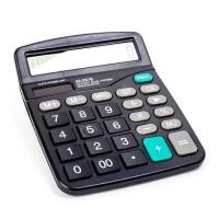 ราคา เครื่องคิดเลขมาตรฐาน 12 หลัก KK-837B Electronic Calculator (สีดำ) (725684132)