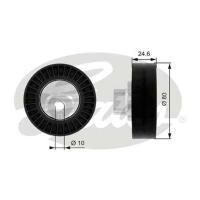 ราคา ลูกรอกสายพานหน้าเครื่อง BMW E36 E46 E90 E34 E39 E60 E38 X5 E53 Z4 E85 M43 M42 M50 M52 80MM (19219390450)