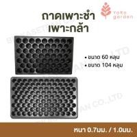 ราคา ถาดเพาะกล้า ถาดเพาะเมล็ด ขนาด 60, 104 หลุม สีดำ หนา 0.7 มม./ 1.0 มม. (23389367448)