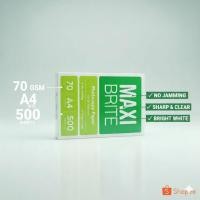 ราคา MAXI BRITE A4 70gsm กระดาษภาพถ่าย – 500 แผ่น - 1 รีม (49052944496)