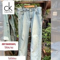 ราคา กางเกงยีนส์มือสอง CK (calvin klein) เอววัดจริง 35 นิ้ว สภาพสวยๆใส่สบาย (54007916287)