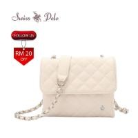 ราคา SWISS POLO Ladies Chain Sling Bag HDX 8011-3 สีขาว (51914008559)