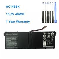 ราคา AC14B8K Battery For Acer Aspire CB3-111 CB5-311 ES1-511 ES1-512 ES1-520 S1-521 ES1-531ES1-731 E5-771G V3-371 V3-111 AC14 (21481818081)