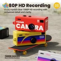 ราคา LAN Thumb Camera 1080P HD Mini Keychain Recorder 26g แบบพกพา AF Autofocus 130° มุมกว้างแฟลชในตัวหลายสีสไตล์ย้อนยุค ไทย (48914210999)