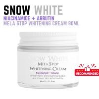 ราคา *Beauty RECIPE* Snow White Mela Stop Whitening Cream 80ml Korean Beauty Skincare Facial Brightening (27337057181)
