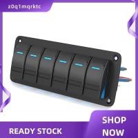 ราคา z0q1mqrktc แผงสวิตช์ LED Rocker 12V 24V 6 Gang แผงสวิตช์รถยนต์ on OFF สําหรับยานยนต์รถอุปกรณ์เสริม Marine เรือคาราวาน RV (56510991555)