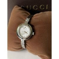 ราคา GUCCI 105 Diamond Silver Dial Ladies Watch (24644337736)