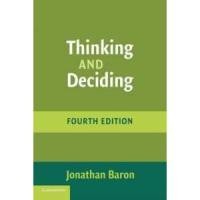 ราคา Thinking and Deciding (4TH) [Paperback] (29460920171)