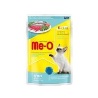 ราคา [สินค้าส่งด่วน] มีโอลูกแมว เพาซ์ ปลาทูน่าปลาซาร์ดีน80ก. MEO POUCH KITTEN TUNA - SARDINE 80G. (51762061055)