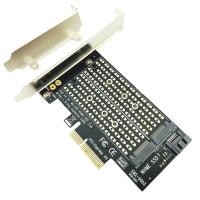 ราคา PCI Express PCIE ถึง M2 อะแดปเตอร์ NVME SATA M.2 SSD PCIE อะแดปเตอร์ NVME/SATA M2 PCI E อะแดปเตอร์ SSD M2 ถึง SATA PCI-E การ์ด M Key + B Key (58159303008)
