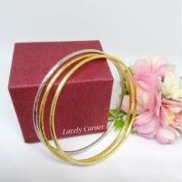 ราคา [ส่งฟรี]​ กำไลสามกษัตริย์ กำไลห่วงกลม กำไลห่วง3สามกษัตริย์ กำไล3ห่วง (2068231631)