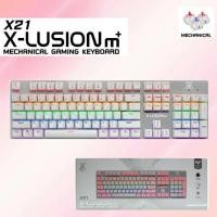 ราคา NUBWO X21m+ X-LUSION m+MECHANICAL GAMING KEYBOARD คีย์บอร์ดแมคคานิคคอล X21 (7559448235)