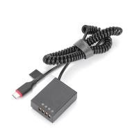 ราคา ใหม่-ประเภท USB C NP-W126S Dummy แบตเตอรี่ DC Power AC Adapter สำหรับ Fujifilm X-T1 X-S10 X-T30 II X-T20 X-T200กล้อง Cha (51758868502)
