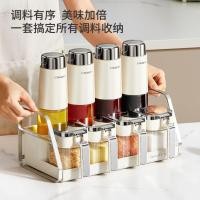 ราคา กล่องปรุงรสในครัวขวดปรุงรสชุดรวมขวดปรุงรสน้ำส้มสายชูซอสถั่วเหลืองในครัวเรือนเปิดและปิดอัตโนมัติโดยไ (56652811514)