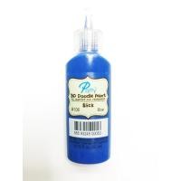 ราคา สีเพ้นท์ผ้ากาวร่างเส้น 3 มิติเส้นนูน สีน้ำเงิน แม่สี Patty 3d doodle fabric paint (blue slick) (40178407920)