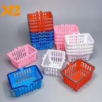ราคา [XXNZMM] 10 ชิ้น Mini ตะกร้าช้อปปิ้งแกล้งทําเป็นเล่นของเล่นจําลองตะกร้าช้อปปิ้งพลาสติก Miniature Decor อุปกรณ์ตุ๊กตา LEED (52709746476)