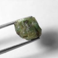 ราคา 7.20 ct พลอยแท้ ก้อนธรรมชาติ ก้อนดิบ ผลึก มรกต สีเขียว โคลัมเบีย Natural Unheated Rough Emerald Green Color Colombia (53260889105)