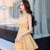 ราคา เดรสสก็อตเหลือง ด้านหลังไขว้กากบาท (1593984863)