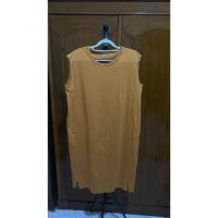 ราคา ชุดเดรสเสื้อยืด Uniqlo - สีเหลืองขมิ้น (53013642006)