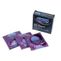 ราคา ดูเร็กซ์ ถุงยางอนามัย ดูอัล เพลย์เชอร์ Condom 56 Durex Dual Pleasure Smooth (6151354955)